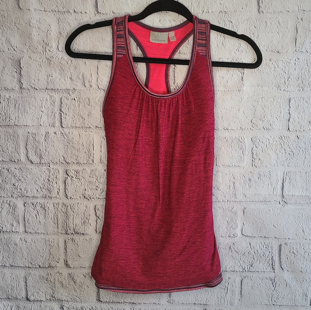 Athleta Pink Royal Pigeon Top XXS